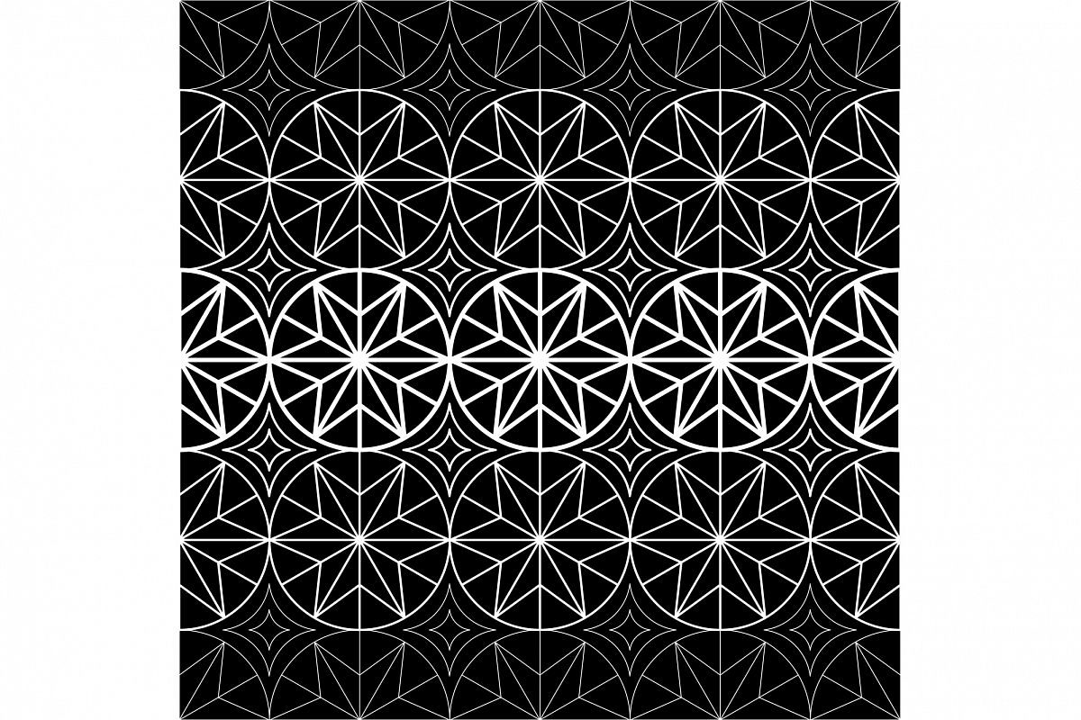 Seamless vector background with abstract geometric pattern. Print. Repeating background. Cloth design, wallpaper. example image 1
