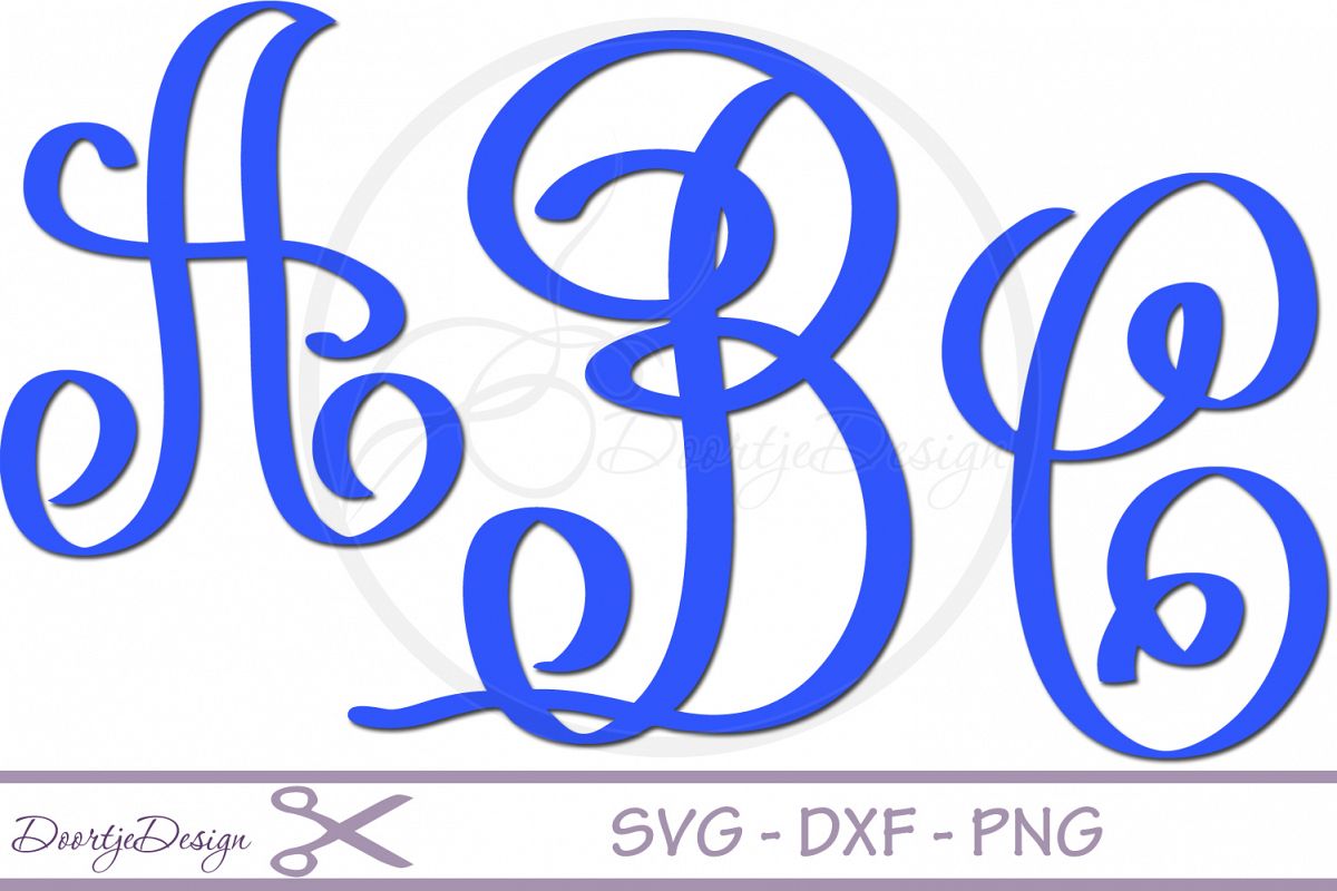 Download Script Alphabet SVG