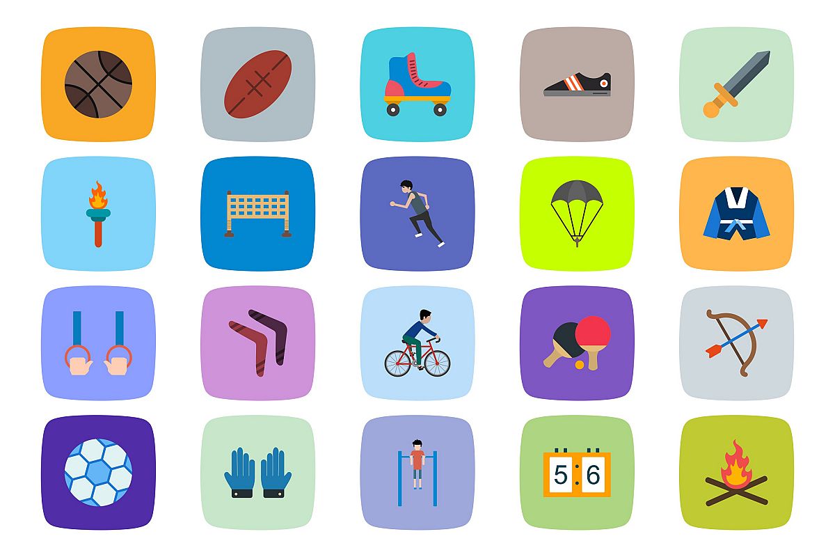 Set Of Sports And Game Icons example image 1