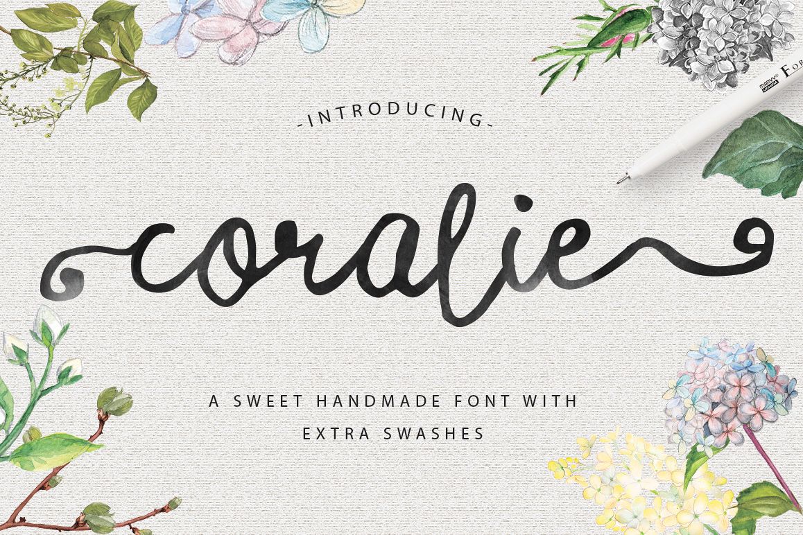 Coralie Typeface example image 1