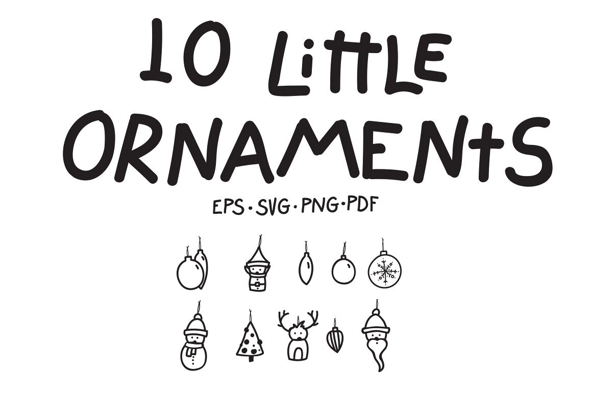10 Little Ornaments example image 1