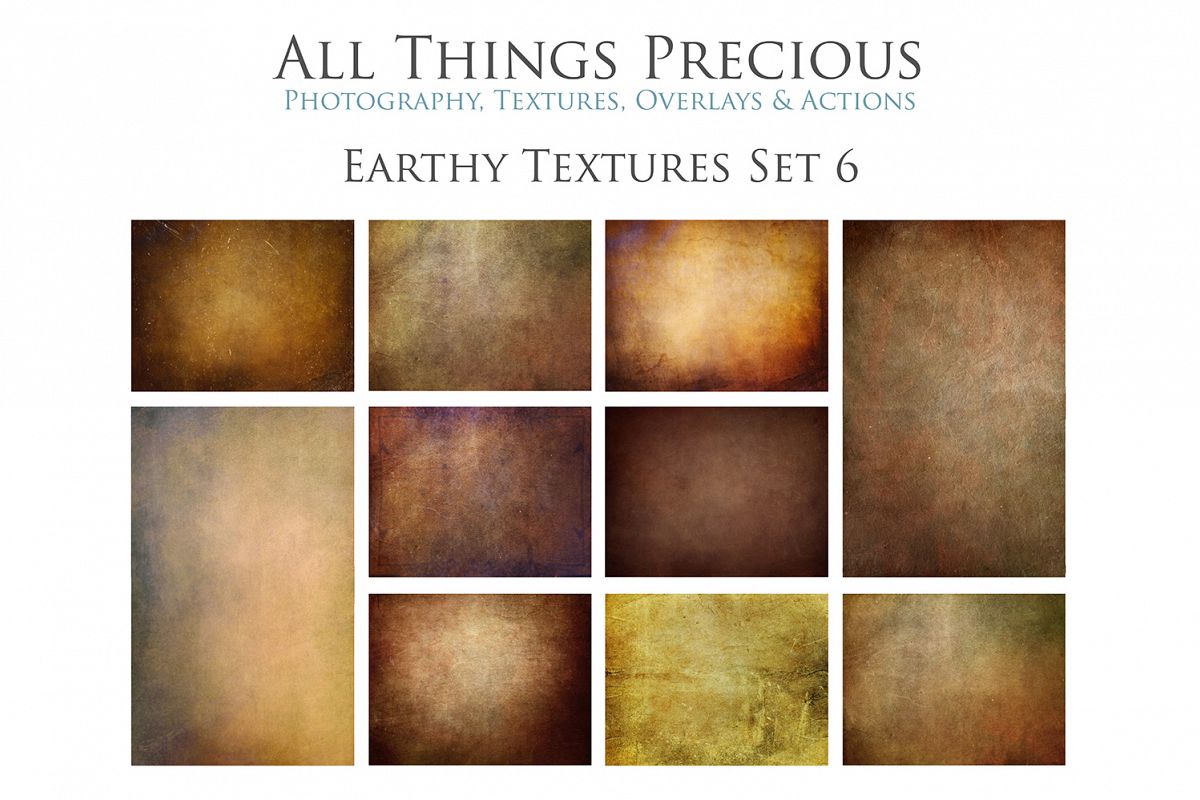 10 Fine Art Earthy Textures SET 6 example image 1