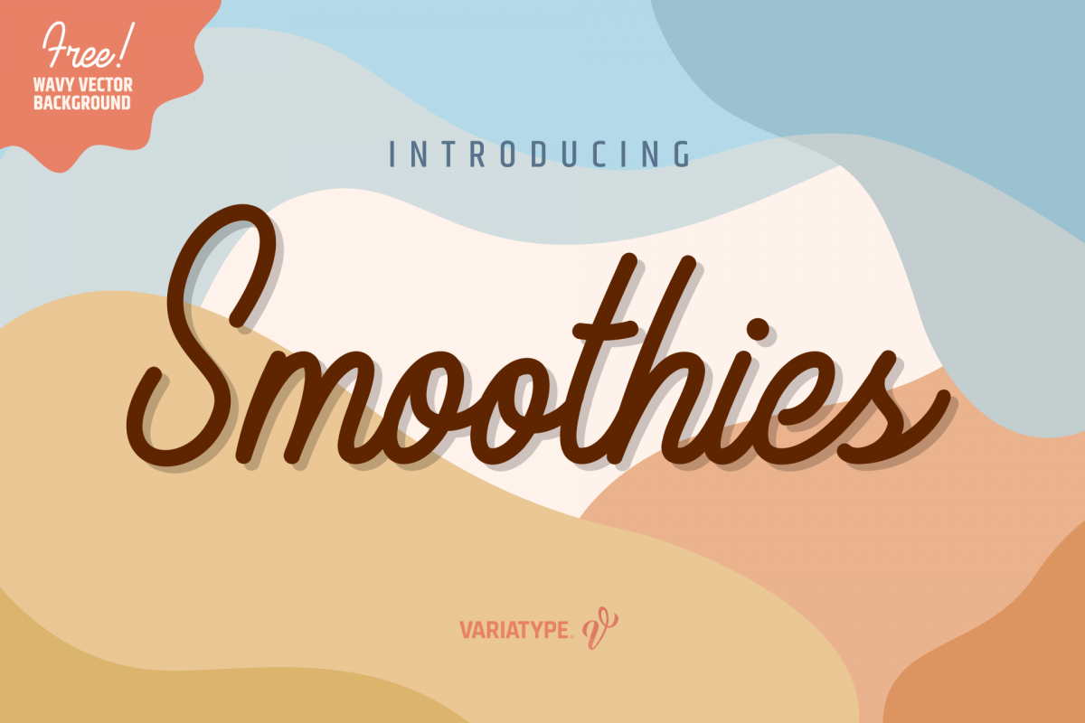 Smoothies - Cute and Simple Monoline example image 1