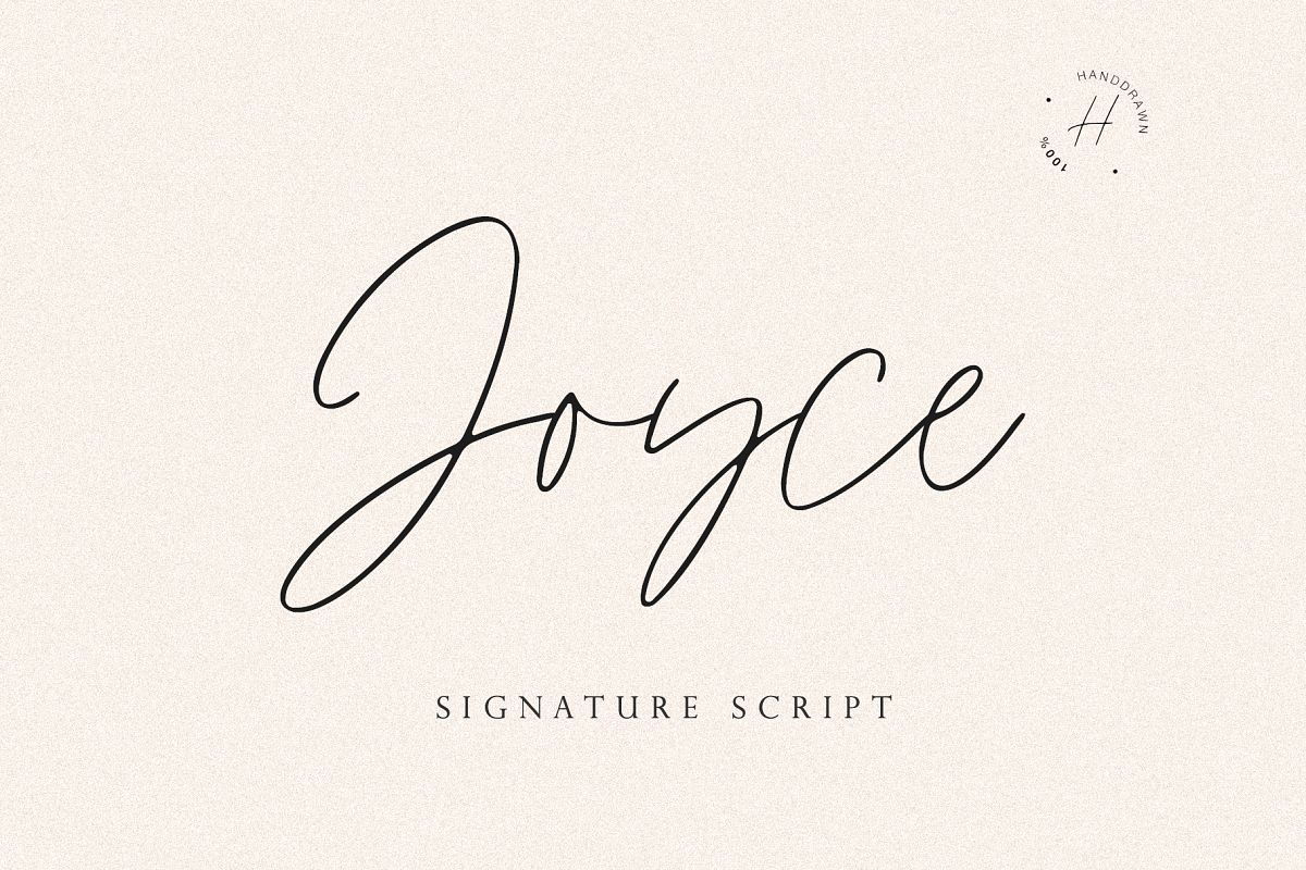 JOYCE SCRIPT example image 1