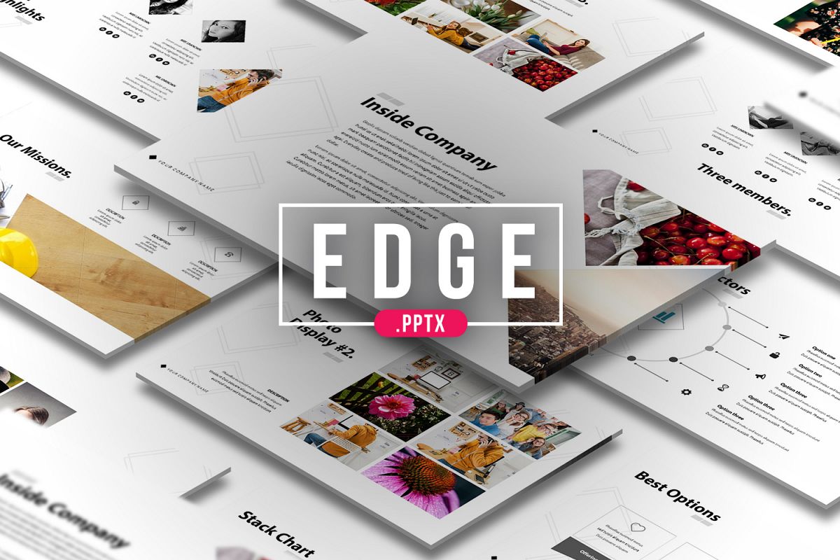 Edge Powerpoint Template example image 1