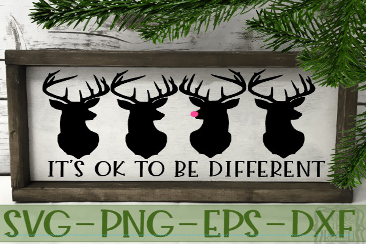 Different - IT'S OK TO BE DIFFERENT - Different SVG example image 1