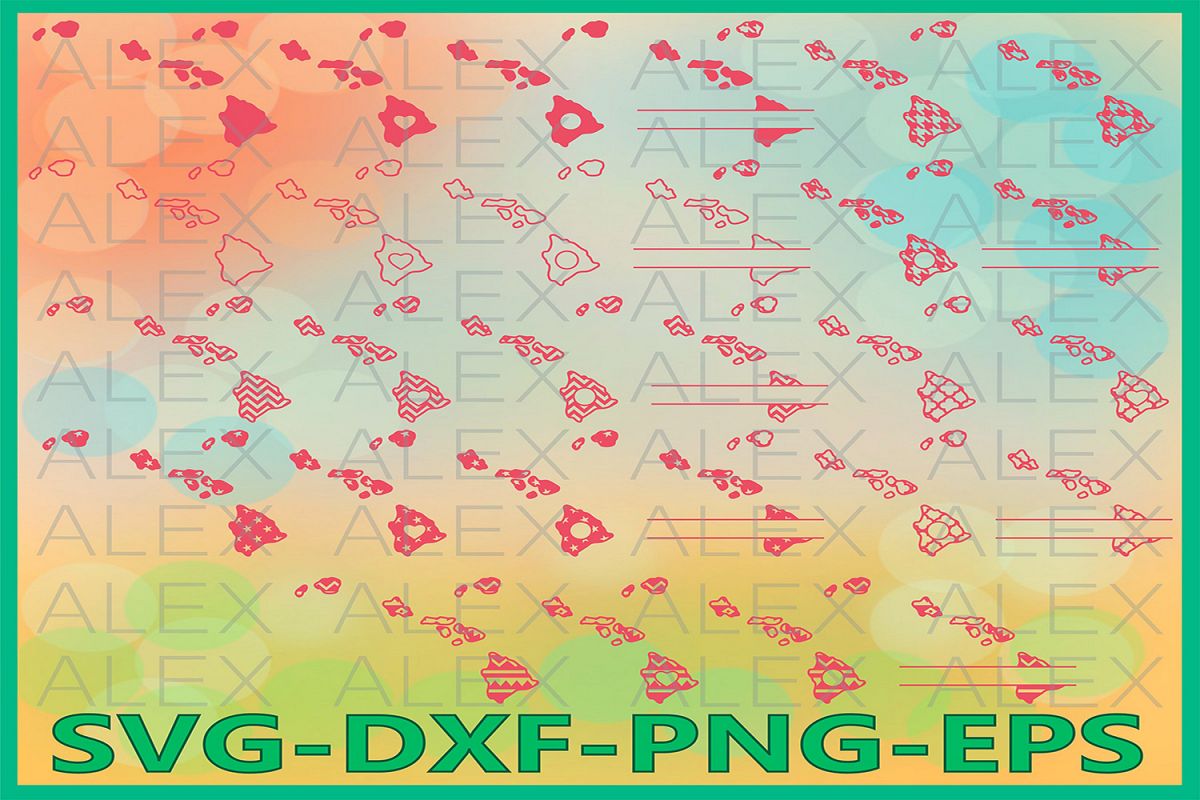 Hawaii State SVG, Hawaii SVG files for Cricut, Hawaii Svg example image 1