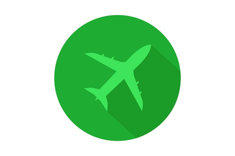 Plane icon example image 1