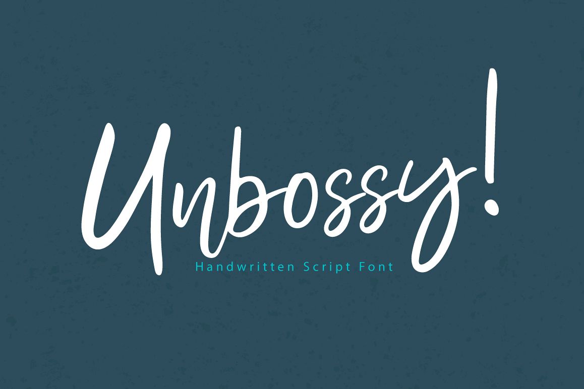 Unbossy example image 1