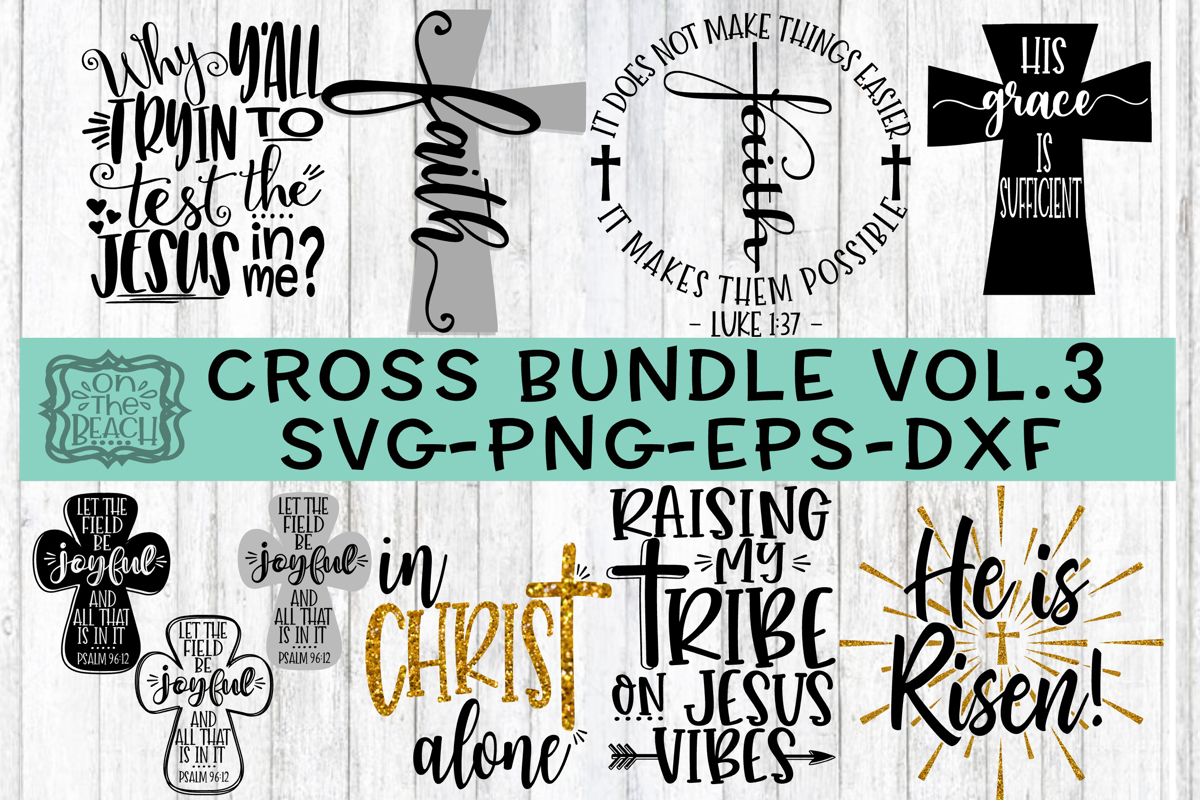 CROSS Bundle Vol 3 - SVG DXG PNG EPS example image 1