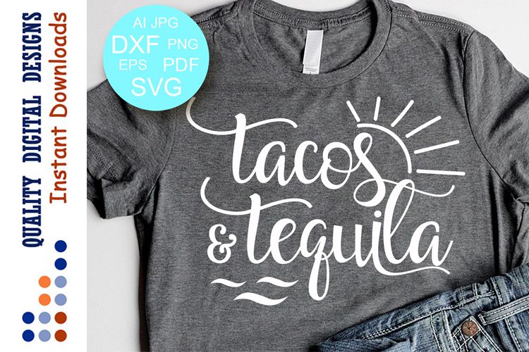 Download Tacos and Tequila svg Vacation Shirts Svg files Summer ...
