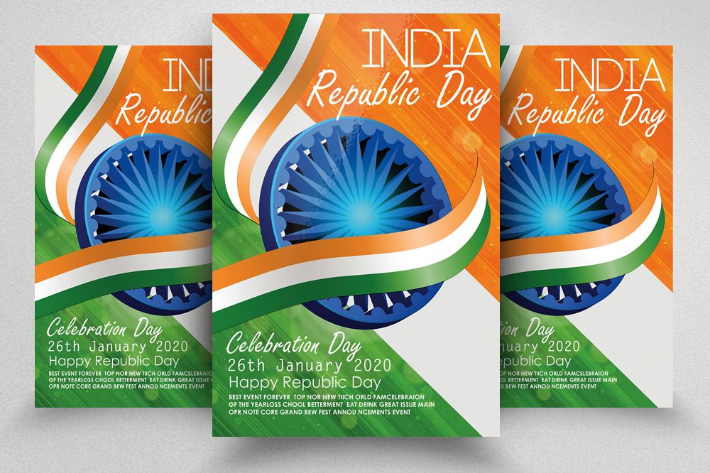 Indian Republic Day Celebration Flyer example image 1