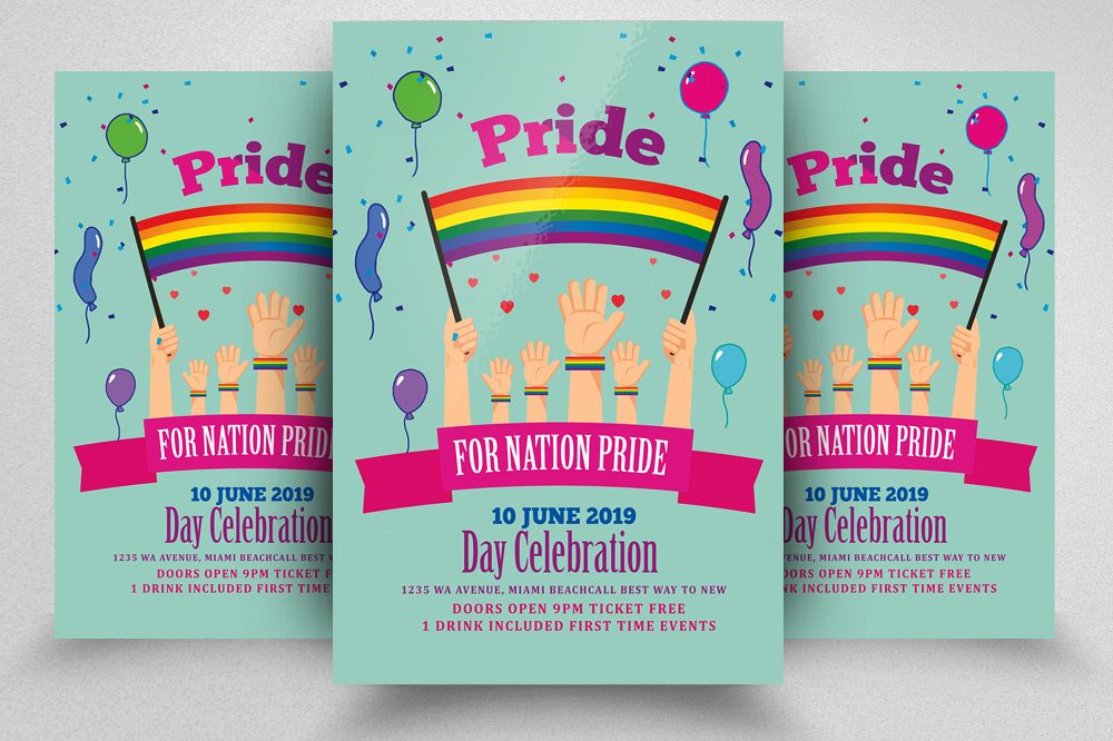 LGBT Pride Month Flyer example image 1