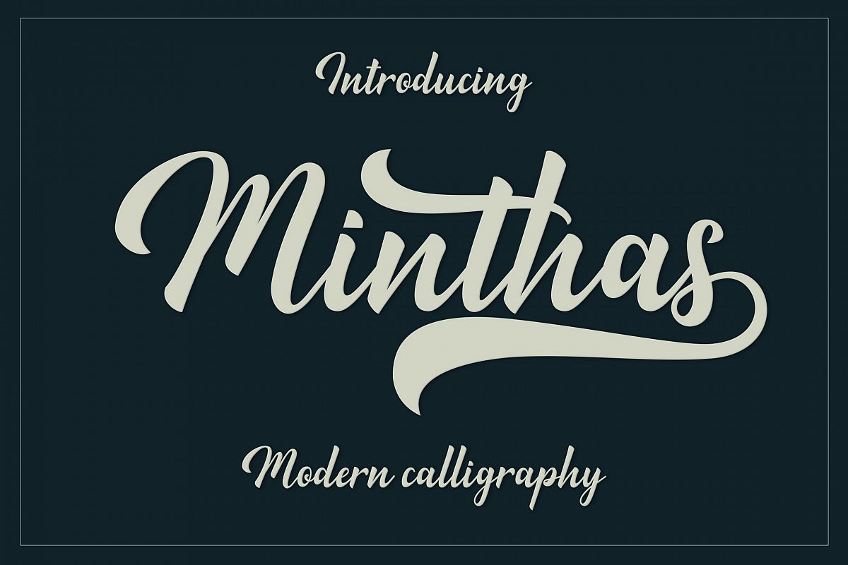 Minthas Script example image 1