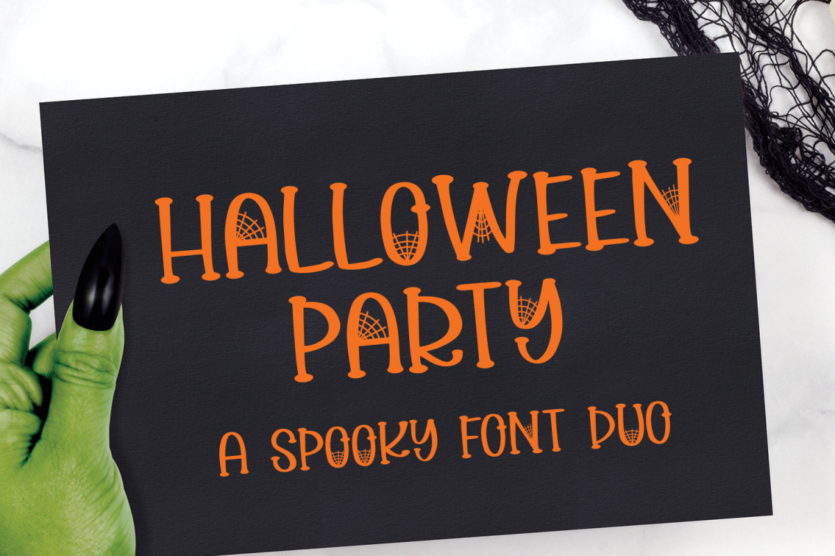 Halloween Party - A Spooky Font Duo example image 1