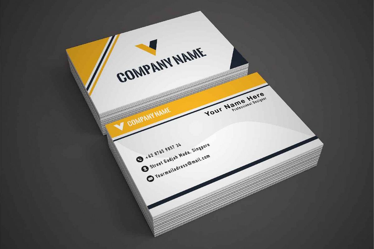 Elegant Business Card Template example image 1