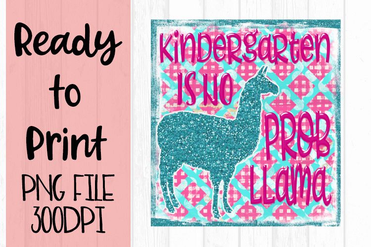 Kindergarten is No Probllama Ready to Print example image 1