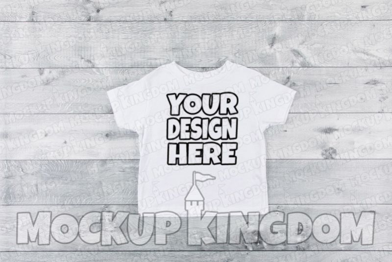 Kids Shirt Mockup, Toddler Shirt Mockup, Youth Shirt Mockup example image 1