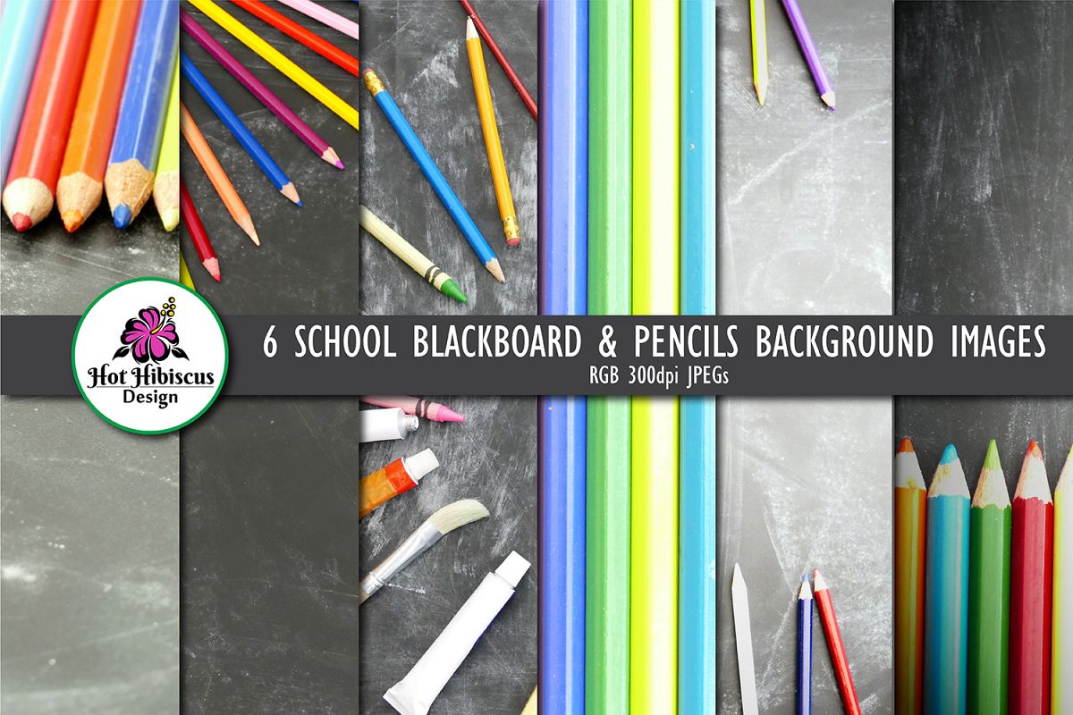 School Classroom Blackboard Chalkboard Backgrounds example image 1