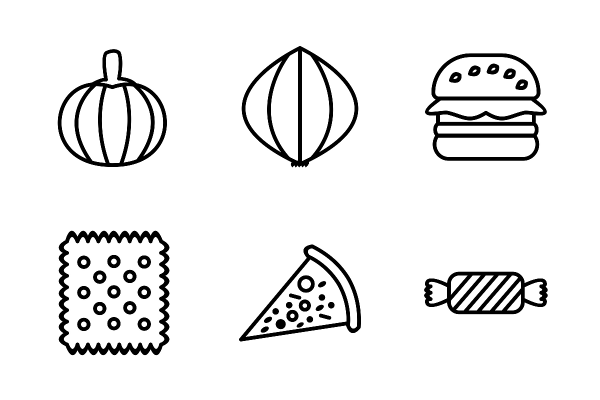 Set Of Food Icons example image 1