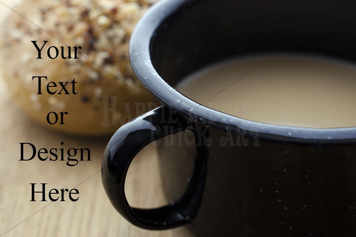 Coffee in a Tin Cup Photograph example image 1