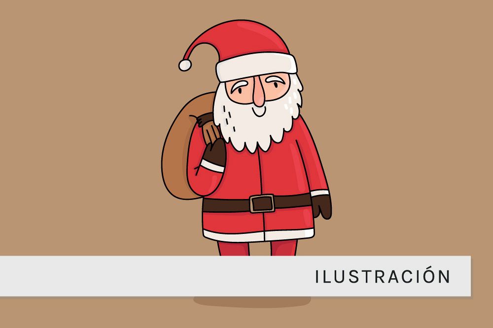 Garabato de Papa Noel example image 1