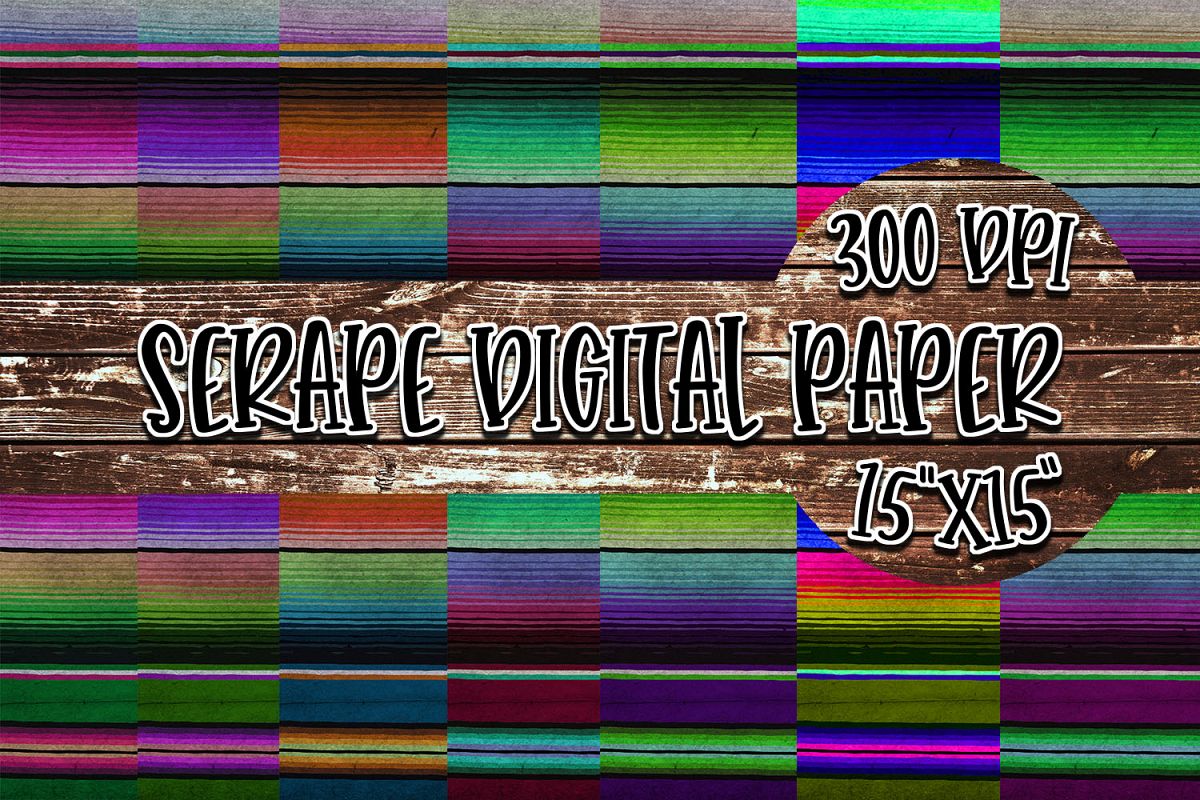 Serape Digital Paper example image 1