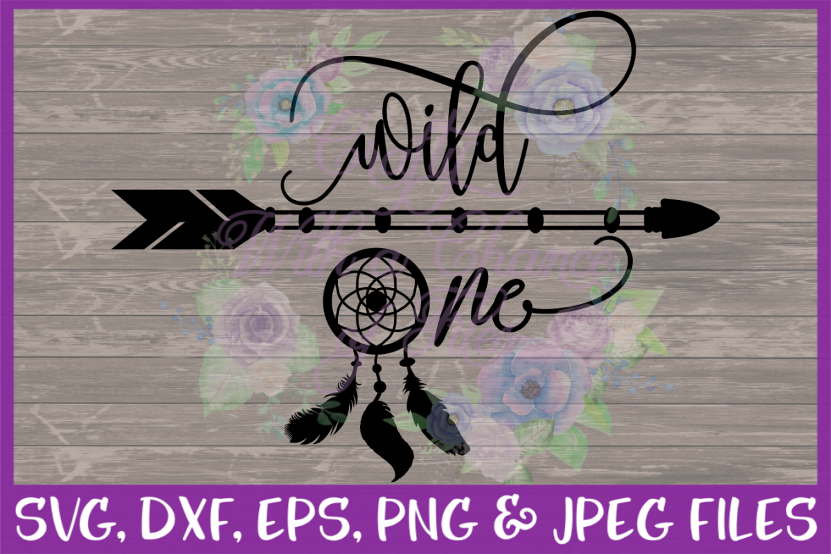 Wild One Dream Catcher SVG - Nursery Design example image 1