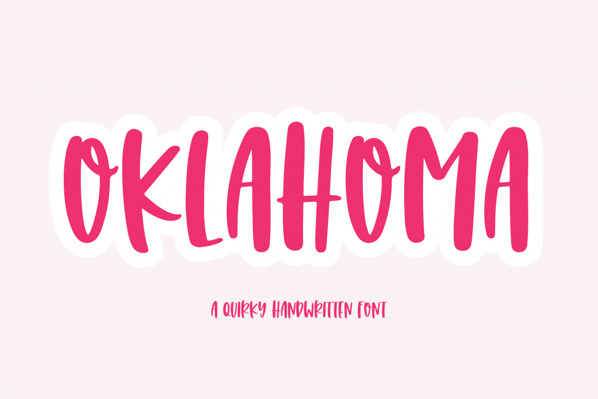 Oklahoma - A Fun Handwritten Font example image 1