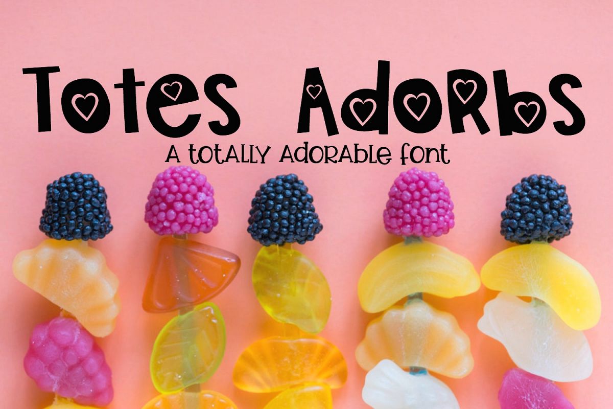 Totes Adorbs Font example image 1