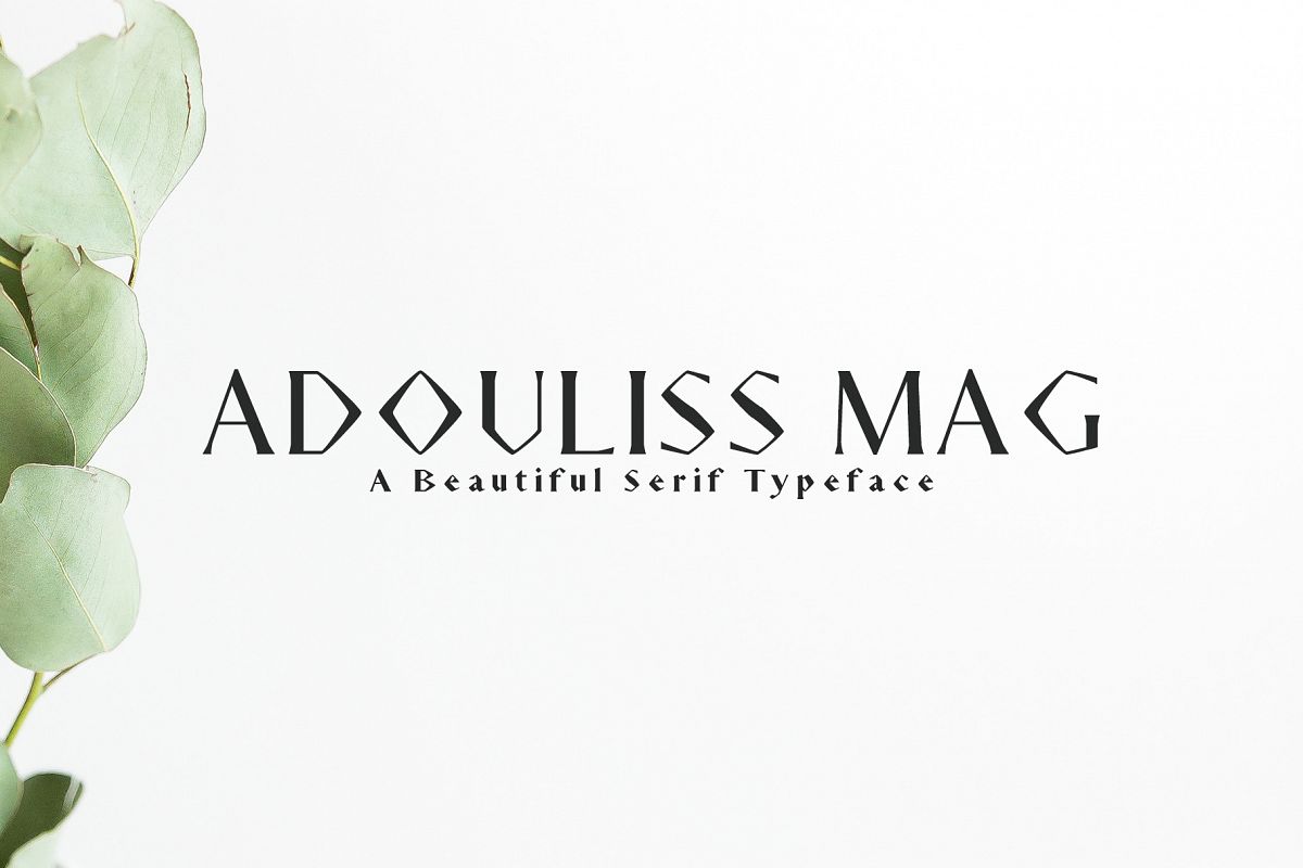 Adouliss Mag Serif Font Family example image 1