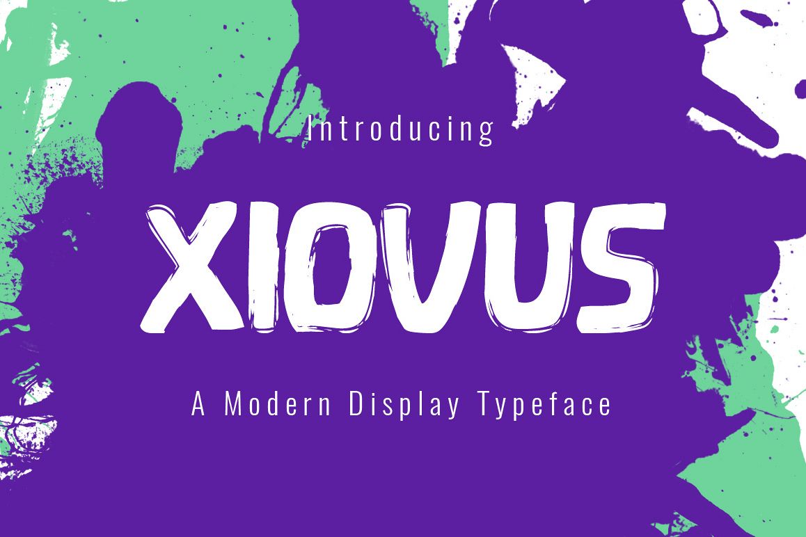 Xiovus Typeface example image 1