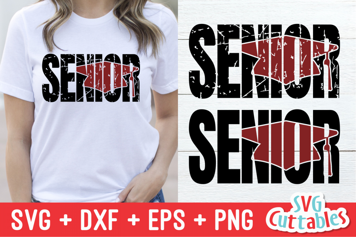 Grunge Senior| Graduation Cut File example image 1