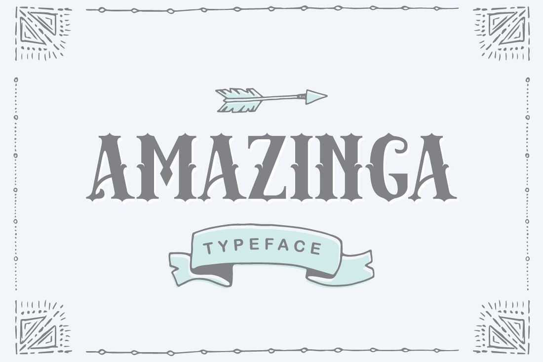 Amazinga Typeface example image 1