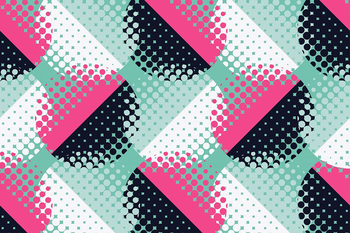 Polka dot seamless pattern. Vector illustration. Textile rapport. example image 1
