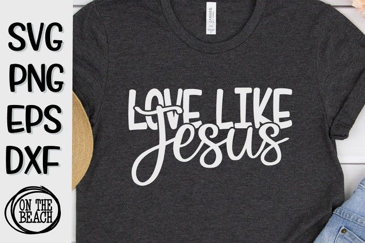Download Love Like Jesus - Script -SVG PNG DXF EPS