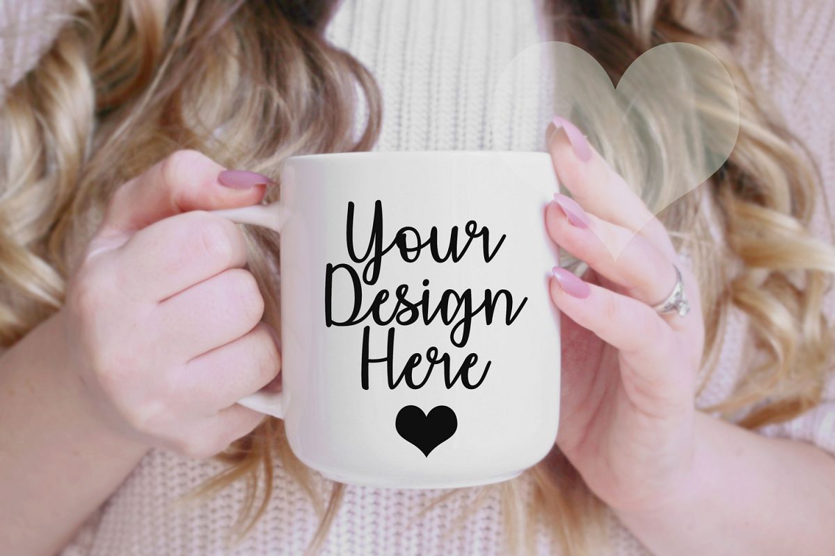 White Mug Mockup, Mug Mockup, Blank Mug, Product Mockup example image 1