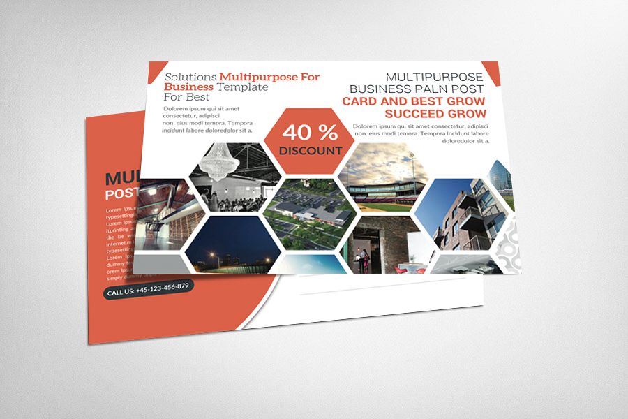 Multipurpose Business Postcard example image 1