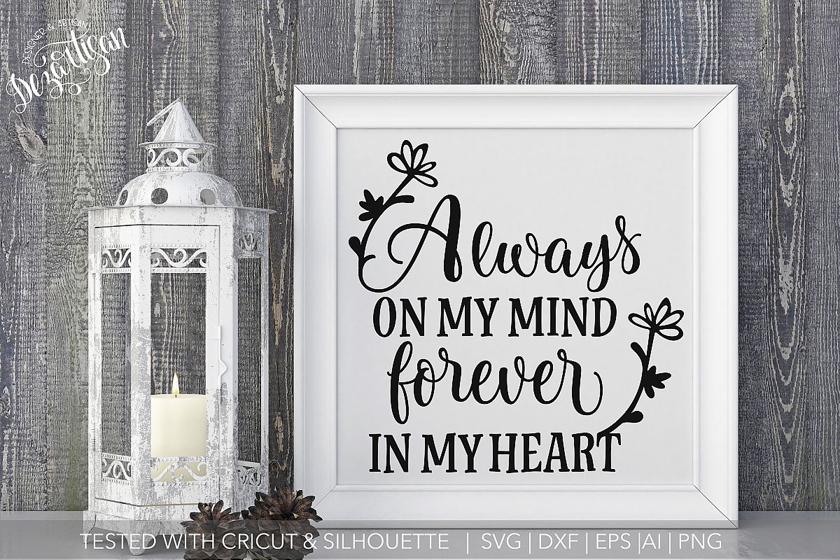 Love always near Memorial Bereavement SVG | DXF example image 1