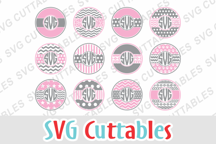 Monogram frames set of 12 example image 1