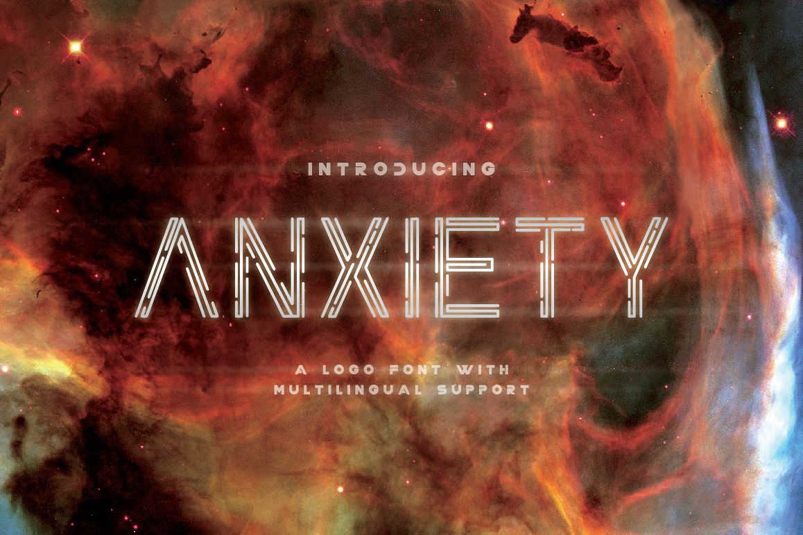 Anxiety Font example image 1