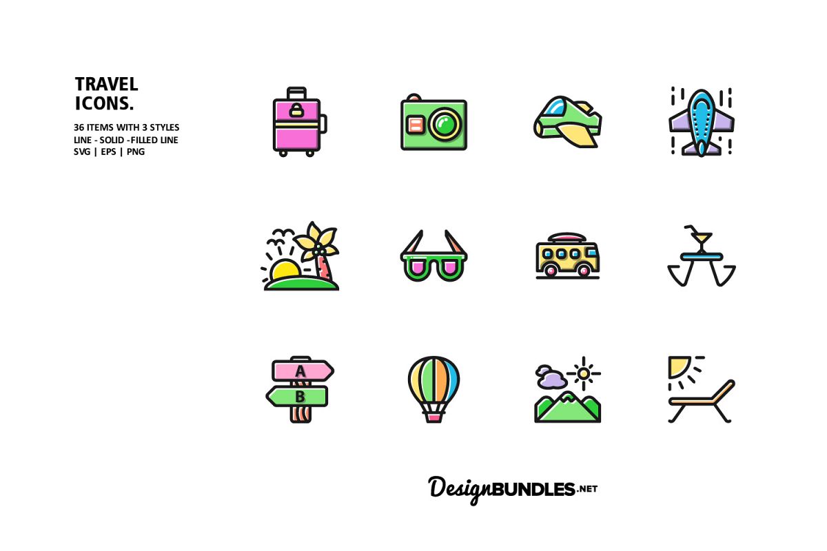 Travel Icons example image 1