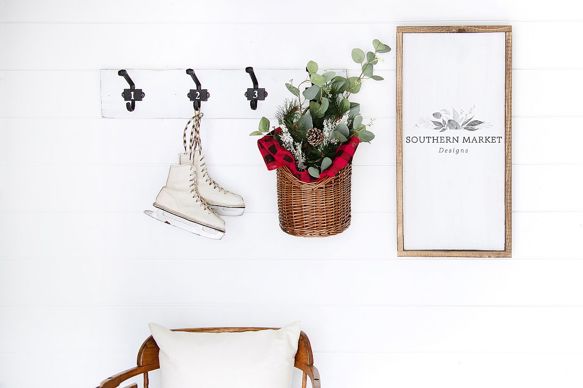 Christmas 12x24 Wood Sign Mock Up Styled Photography example image 1
