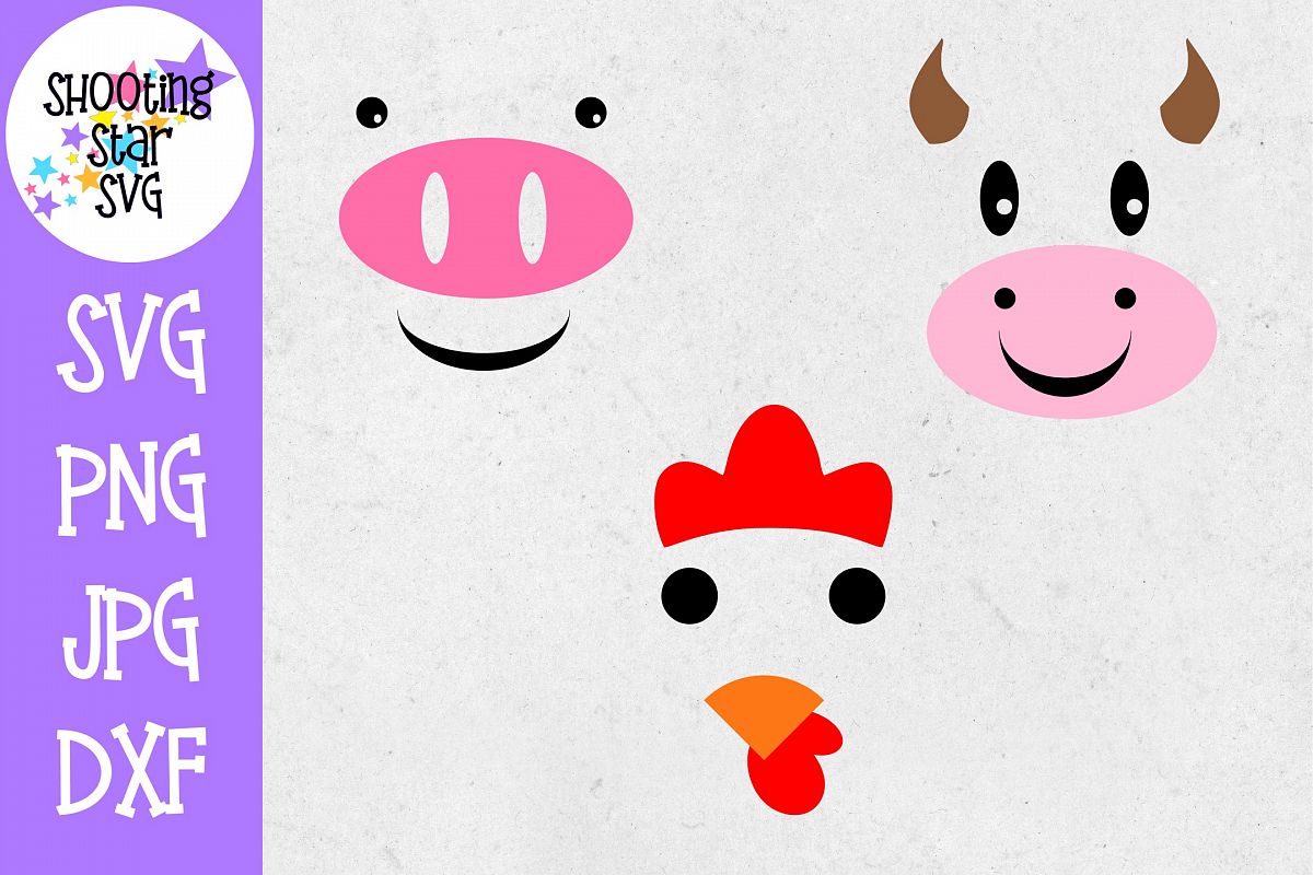 Download Cartoon Farm Animals Svg