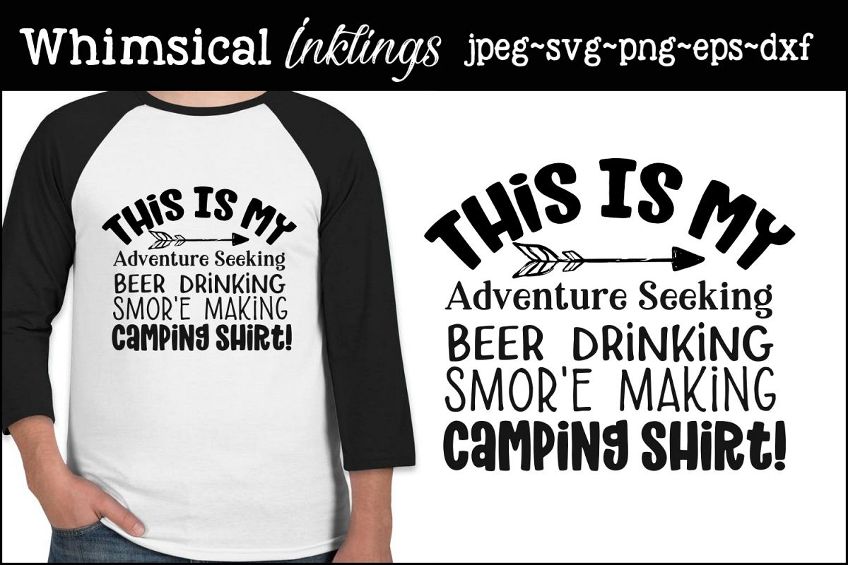 Download Camping Shirt SVG (277938) | SVGs | Design Bundles
