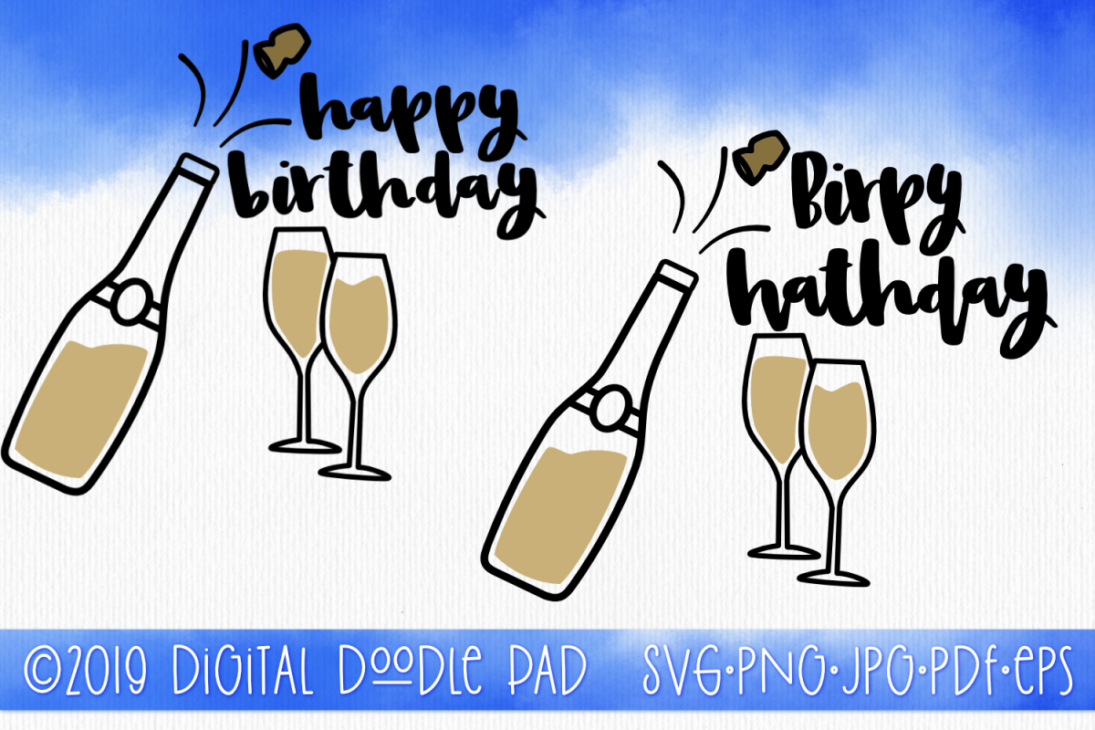 Happy Birthday SVG - Birpy Hathday? example image 1