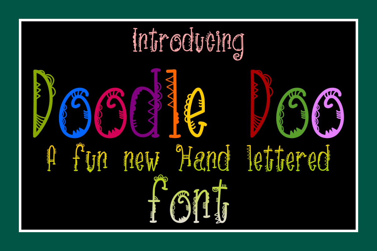 DoodleDoo Font example image 1