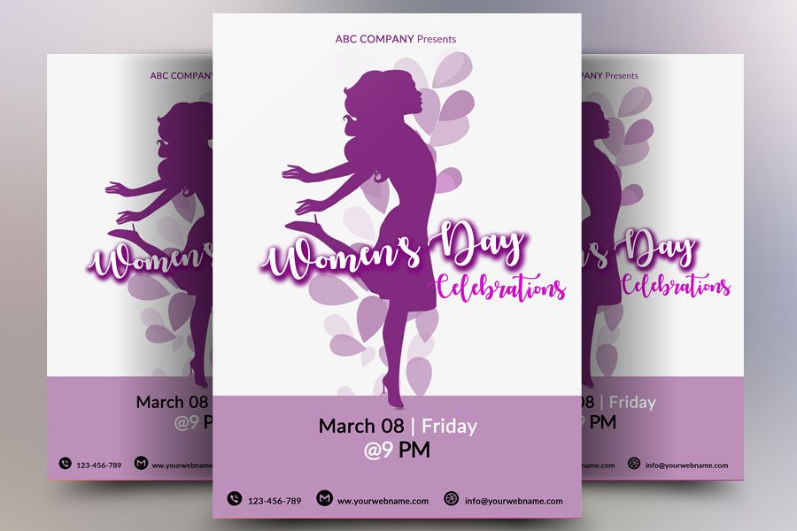 Women's Day Celebrations Flyer example image 1