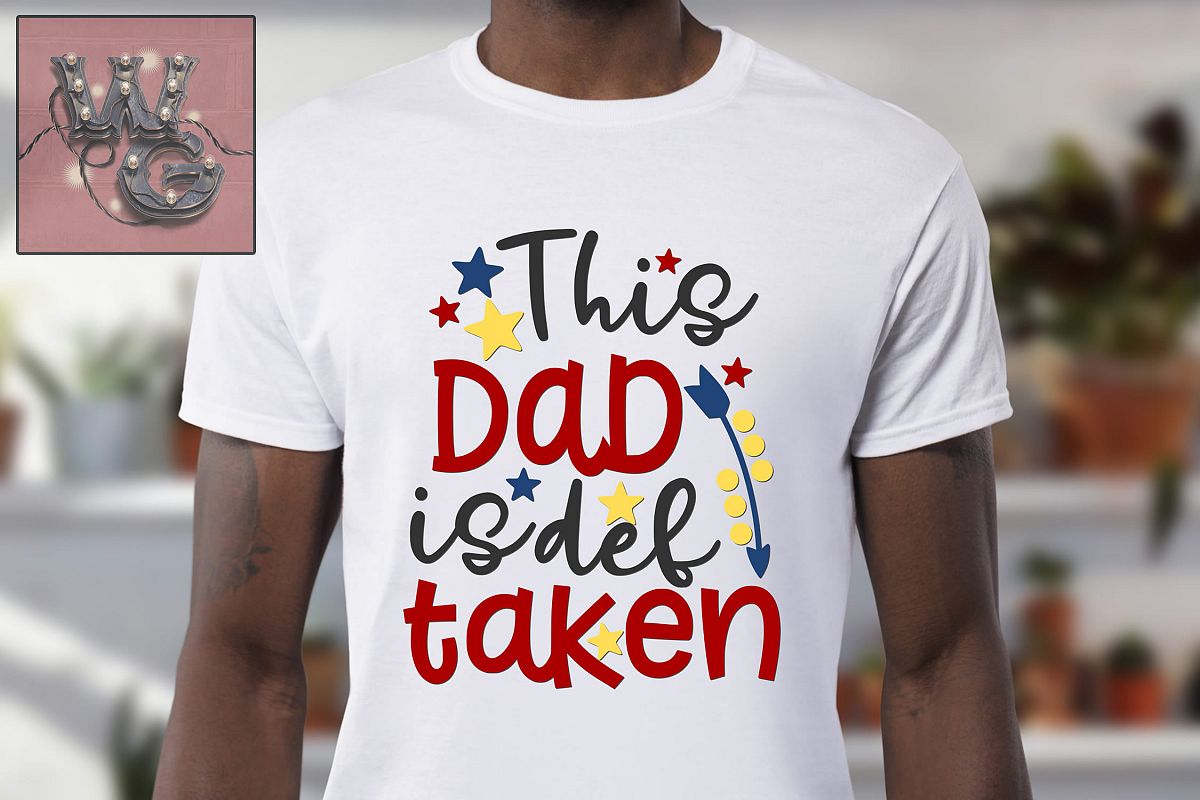 This Dad Def Taken SVG DXF PNG EPS Comm example image 1