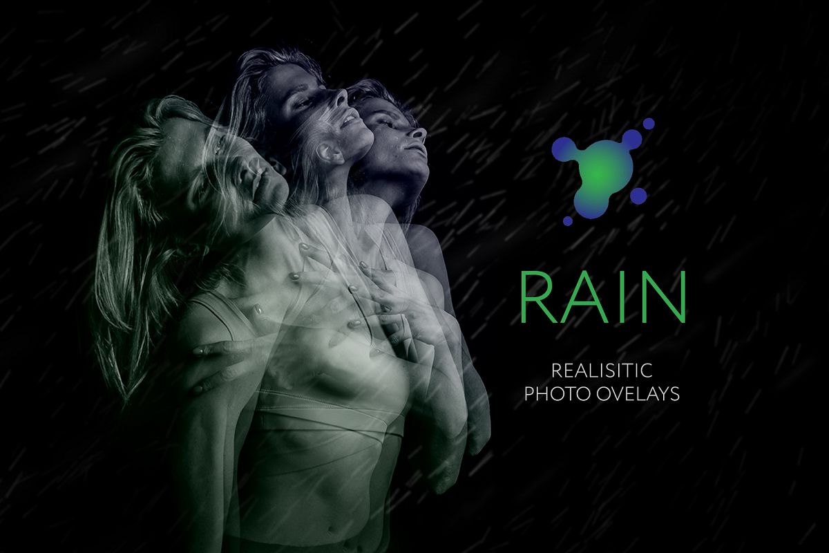 45 Rain Photo Overlays example image 1